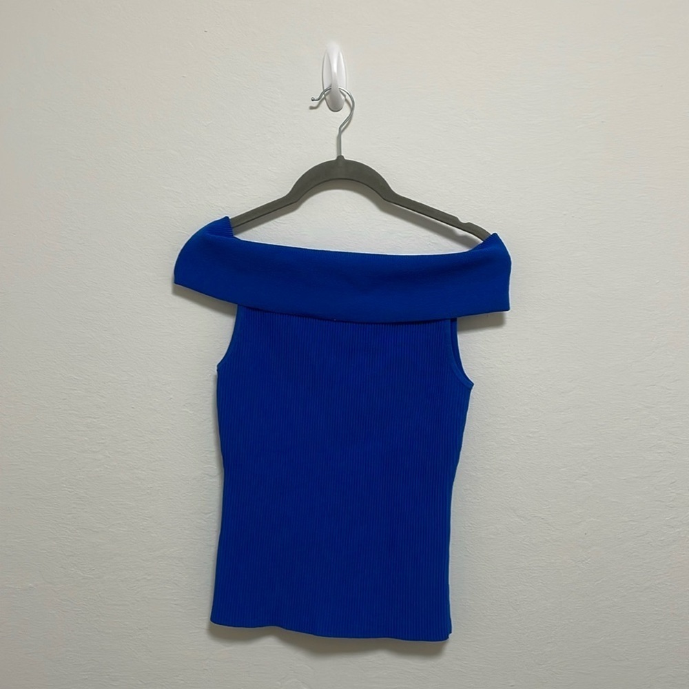 Babaton Aritzia Sculpt Knit Off-Shoulder Top Size Medium